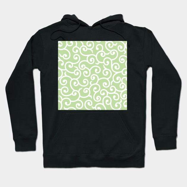 Tea Green Batik Hoodie by Makanahele